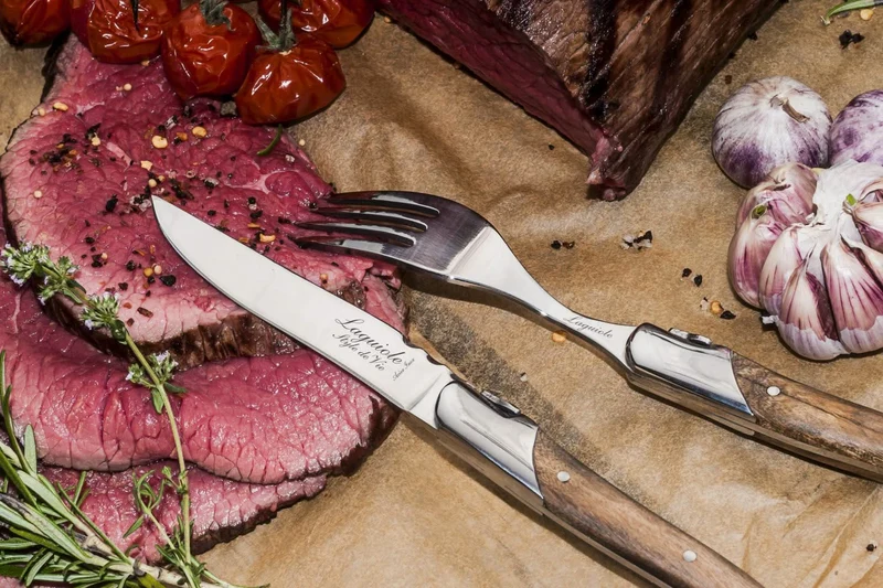 Set de couteaux a steak Laguiole Style de Vie - Lame 10 cm - 6 pièces