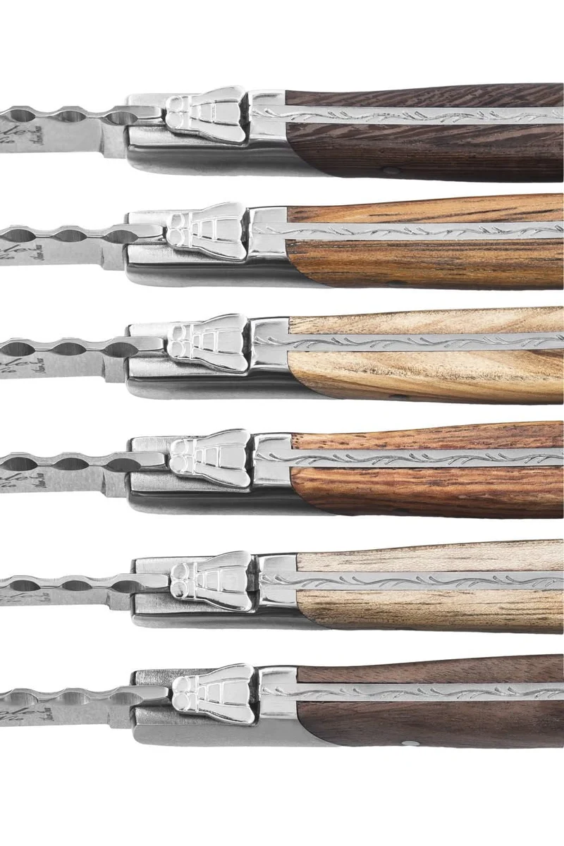 Ensemble de couteaux a steak Laguiole Style De Vie - Luxury Line - 6 pièces