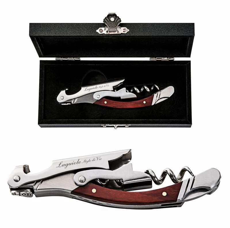 Tire-bouchon Laguiole Style De Vie - En palissandre - Coffret en bois - 360 g