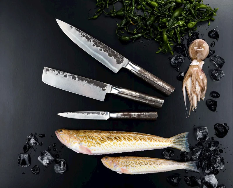 Set de couteaux Forged - Couteau de chef - Intense - en acier 440C - 3 pièces