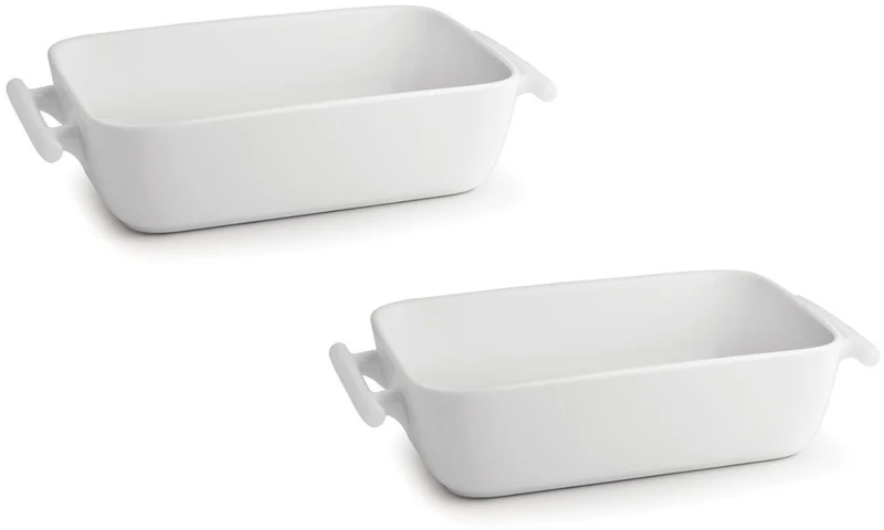 Ensemble de plats à four BonBistro - Rectangulaire - Squito - 3,5 L - 2 pièces