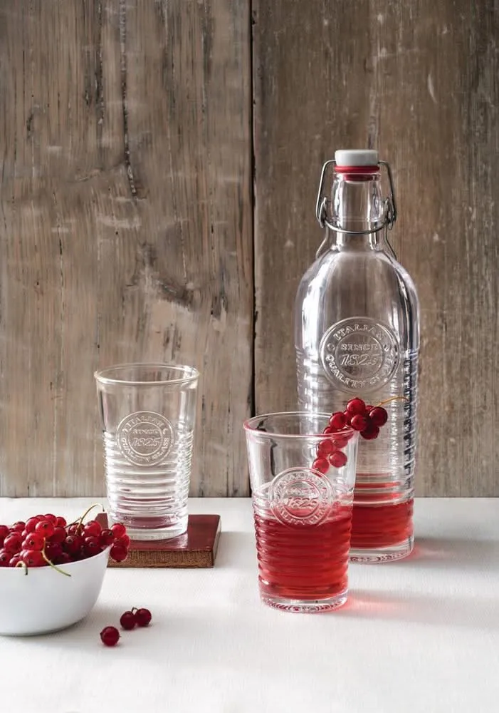 Set de bouteilles Bormioli Rocco - Weck - Officina 1825 - 1,2 L - 2 pièces