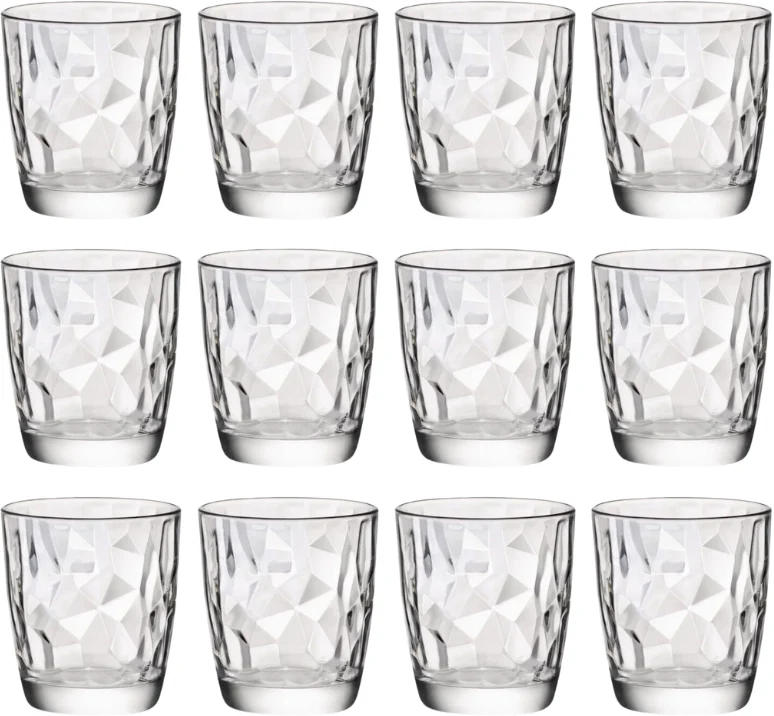 Ensemble de verres à eau Bormioli Rocco - Diamond - 300 ml - 12 pièces