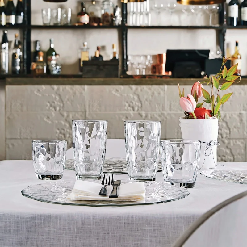 Ensemble de verres à eau Bormioli Rocco - Diamond - 300 ml - 12 pièces