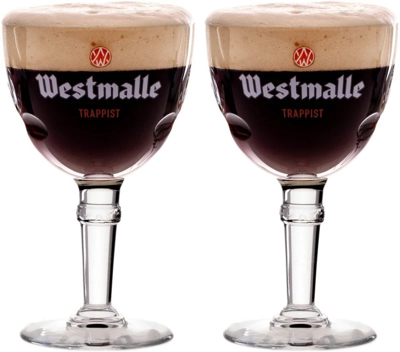 Ensemble de verres à bière Westmalle - Trappist - Westmalle - 330 ml - 2 pièces