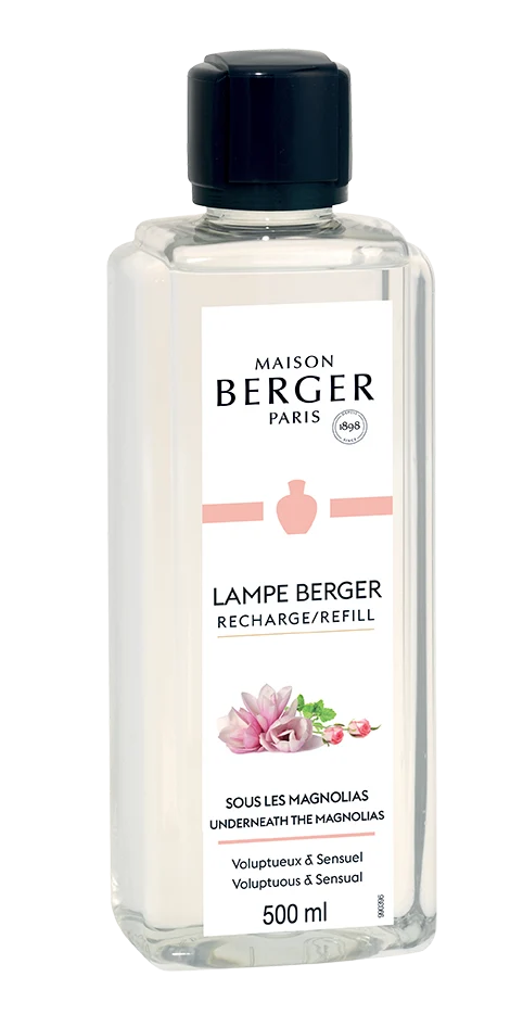 Recharge Maison Berger - pour lampe à parfum - Sous les Magnolias - 500 ml