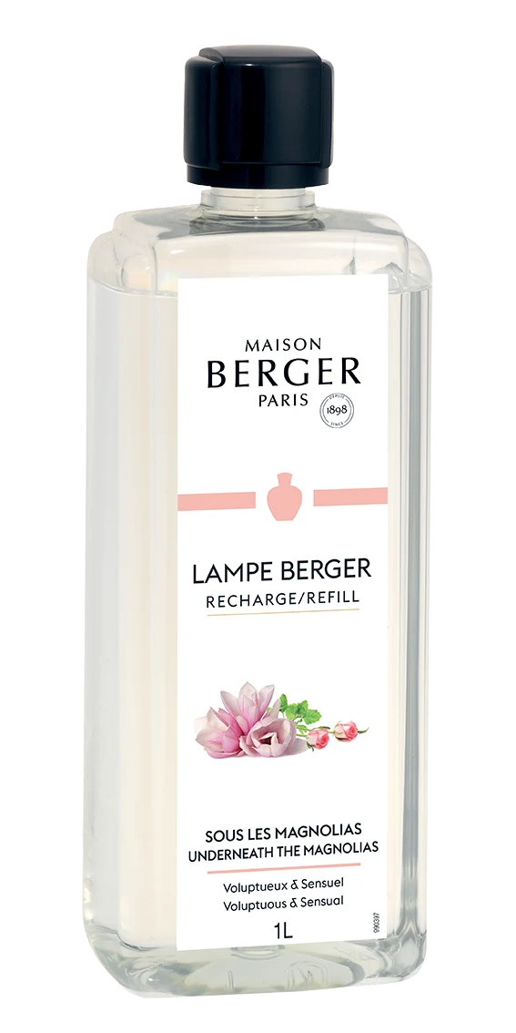 Recharge Maison Berger - pour lampe à parfum - Sous les Magnolias - 1 litre