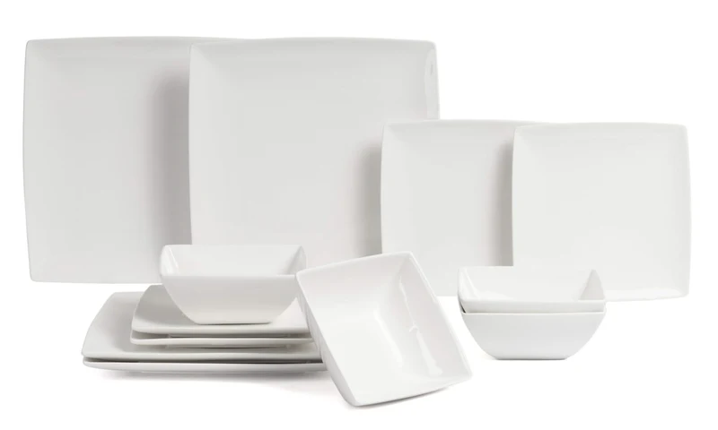 Ensemble de vaisselle BonBistro - Service - Squito - 4 personnes - 12 pièces