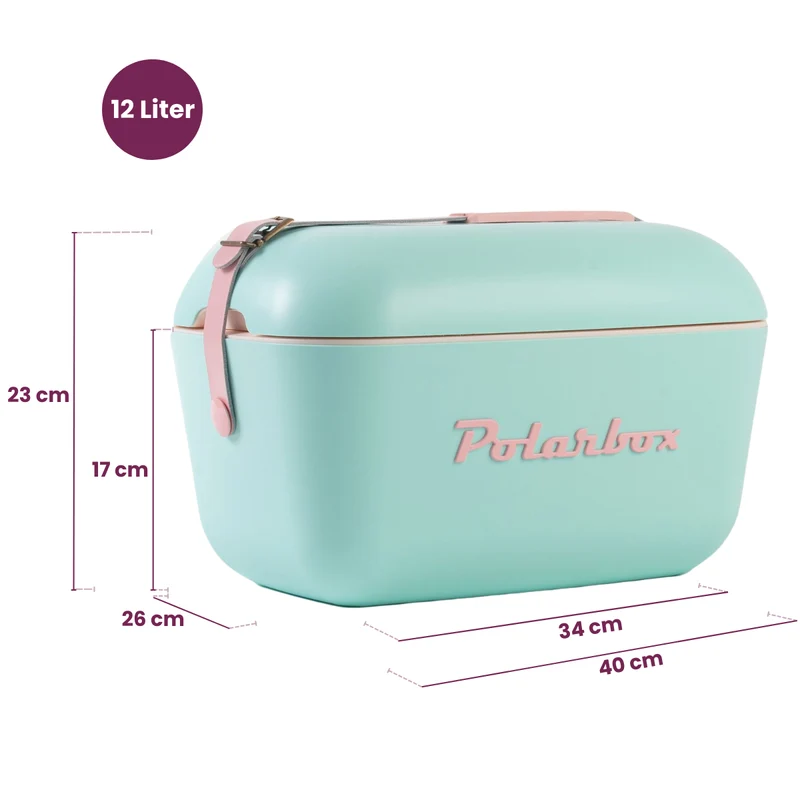 Glacière Polarbox - Glacière a bandoulière - Vert pastel - 12 L