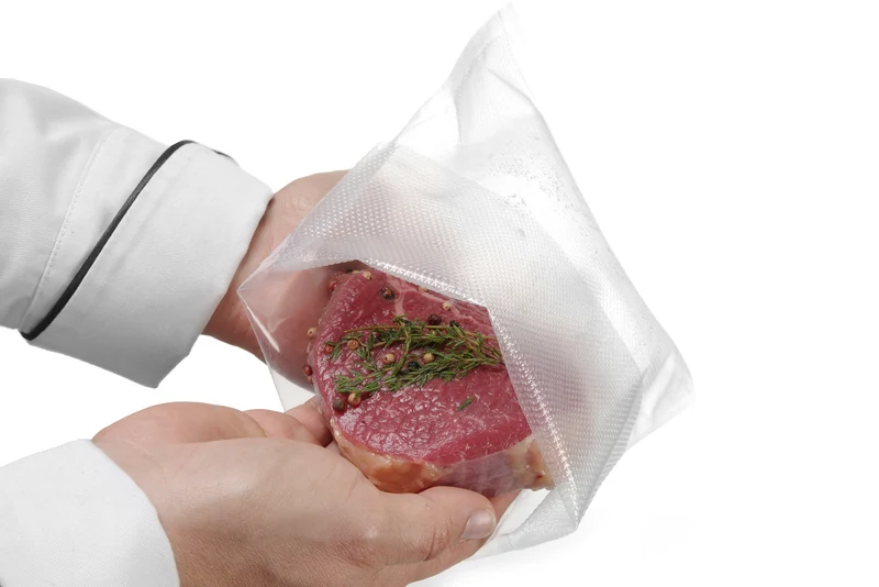 Ensemble de sacs sous vide Hendi - Avec relief - 20 x 30 cm - 100 pièces