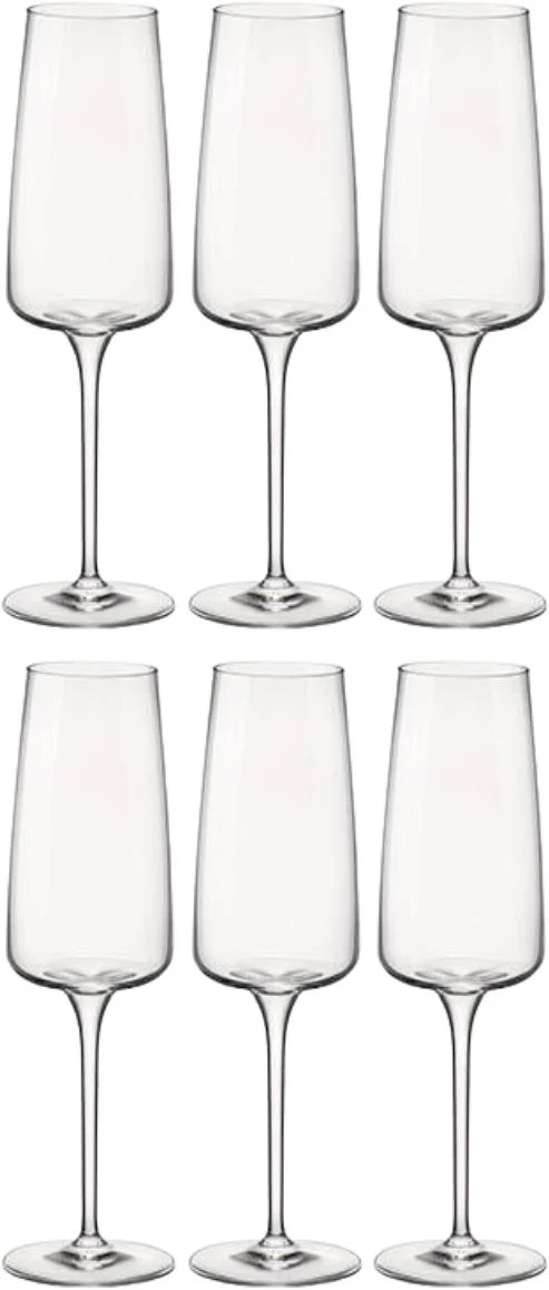 Set de verres Bormioli Rocco - Verres a champagne - Nexo - 24 cl - 6 pieces