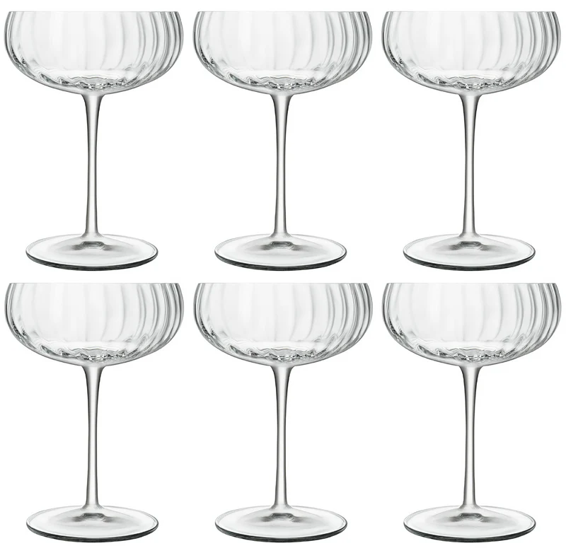 Set de verres a champagne Luigi Bormioli - Coupe a champagne - 30 cl - 6 pièces