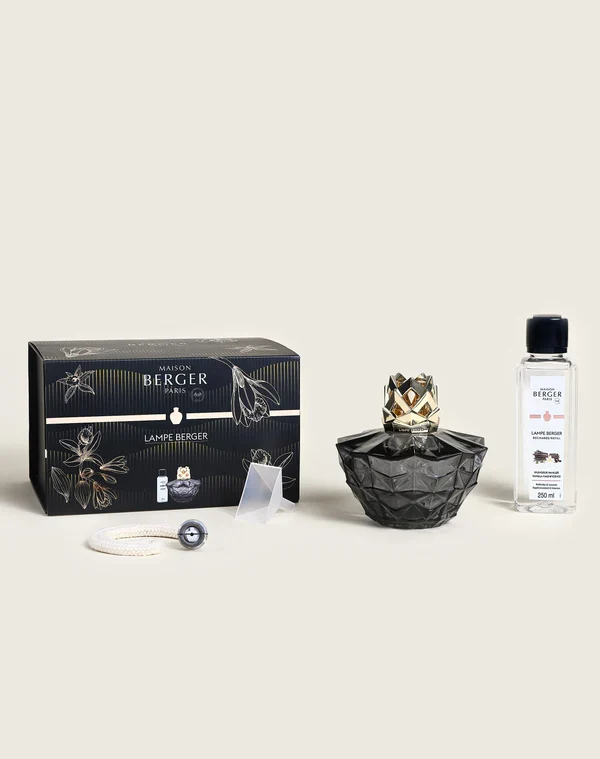Set parfum Maison Berger - Lampe - Splendeur Vanillée - 250 ml - 6 pièces