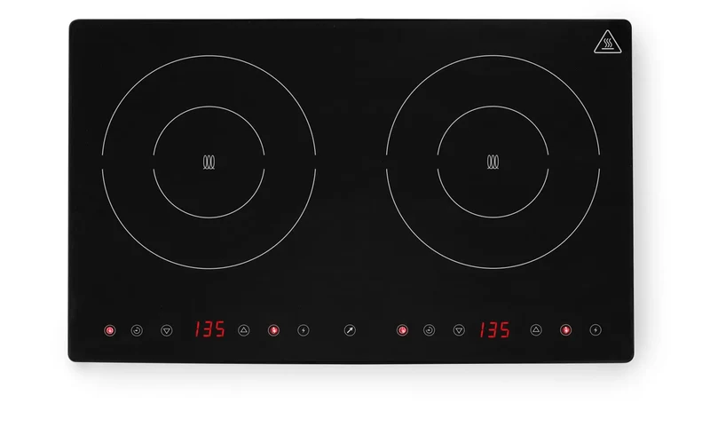 Plaque à induction Hendi - Double zone de cuisson - Kitchen Line - 3500 W