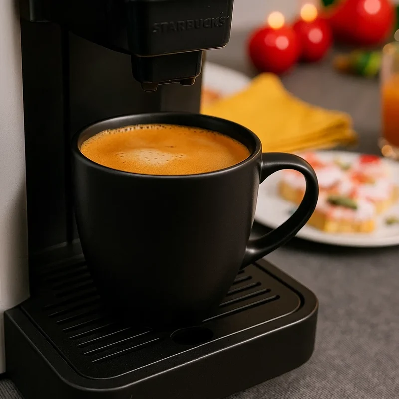 Set de tasses à café Studio Tavola - Expresso - Black Tie - 200 ml - 6 pièces
